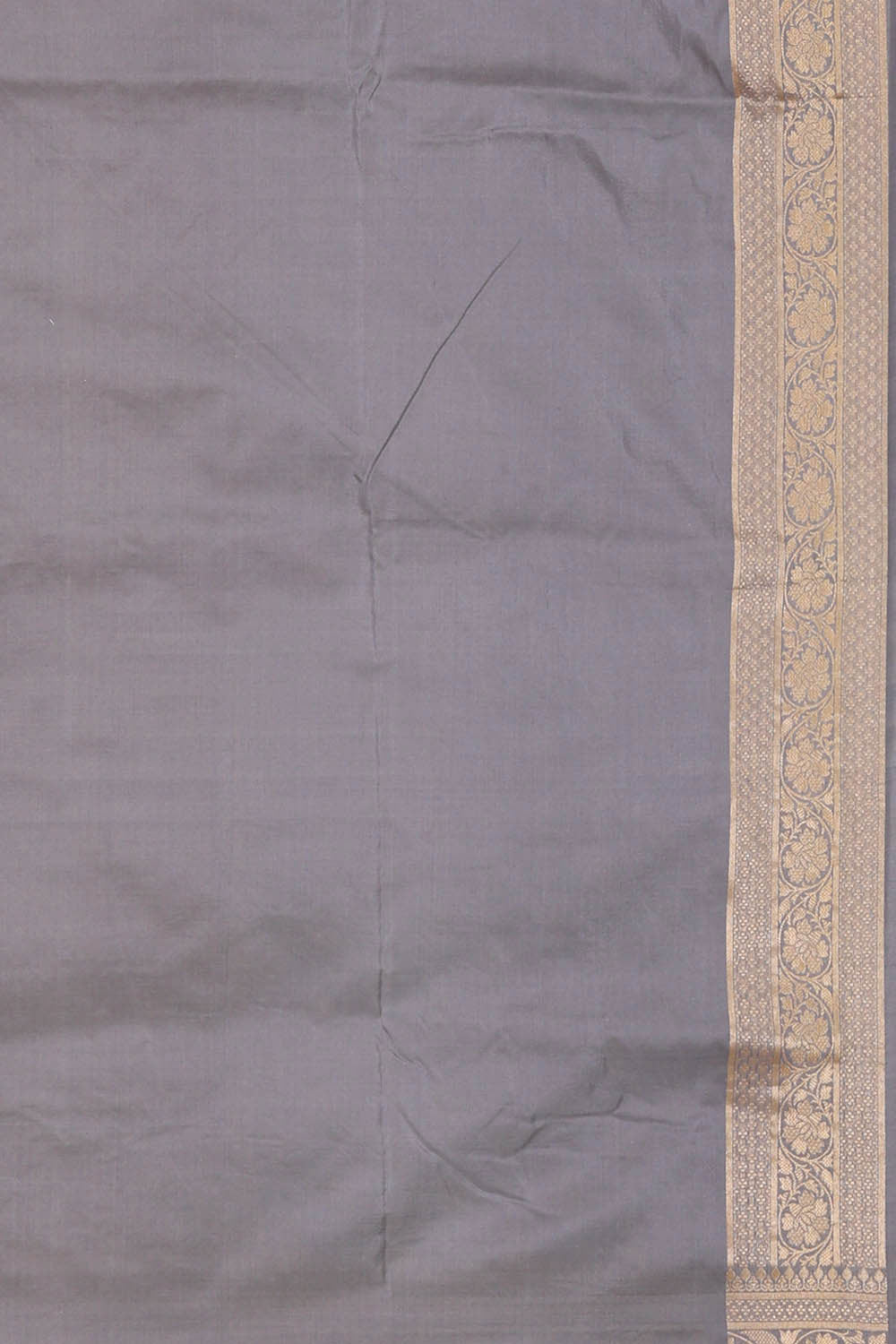 Image of Banarasi Silk Grey Saree